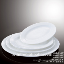 BIg Oval Shape ceramics Plate